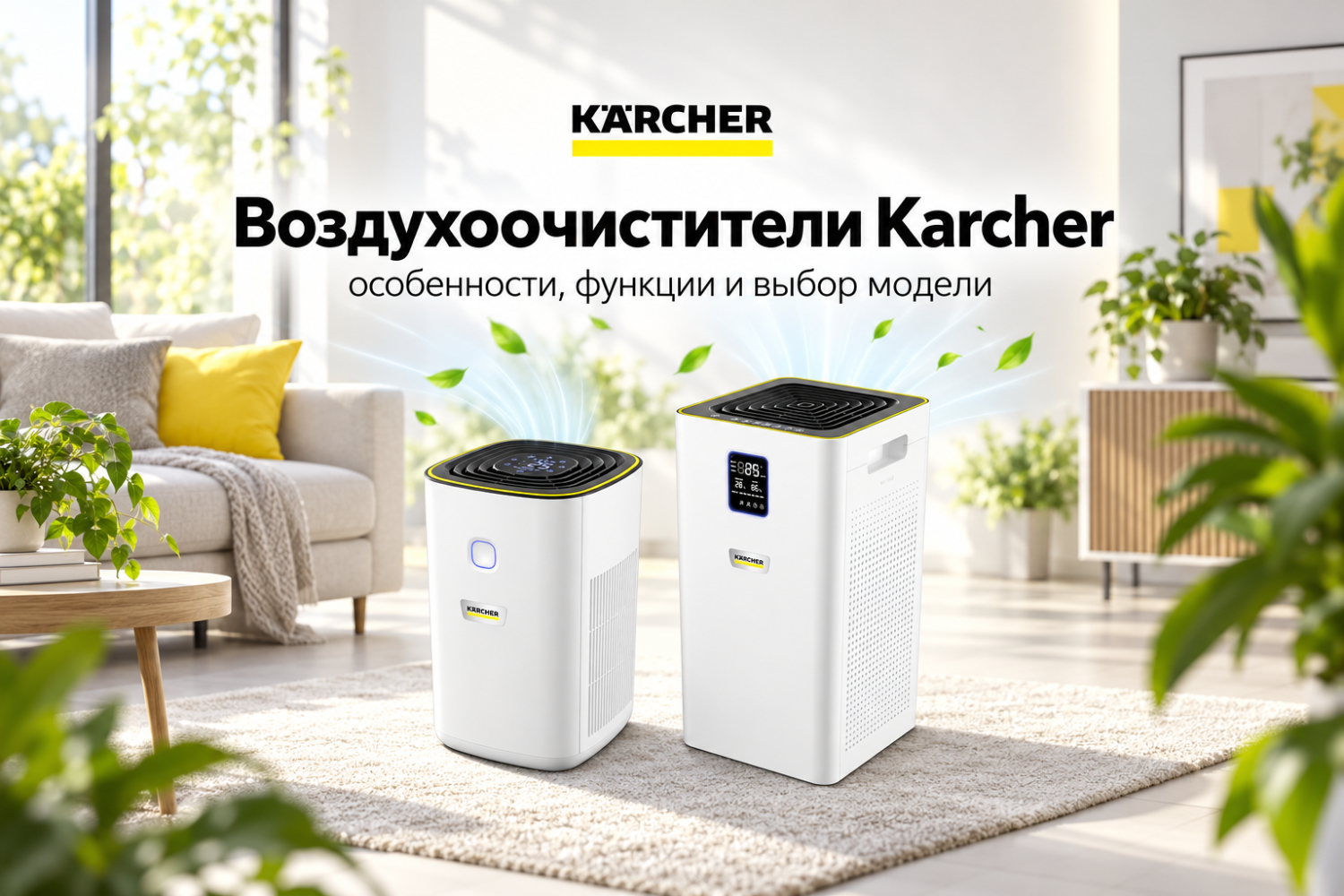 Воздухоочистители Karcher: особенности и выбор модели
