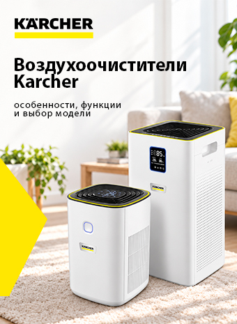 Воздухоочистители Karcher: особенности и выбор модели