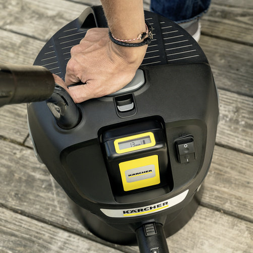 Технология Karcher ReBoost: очистка фильтра нажатием кнопки